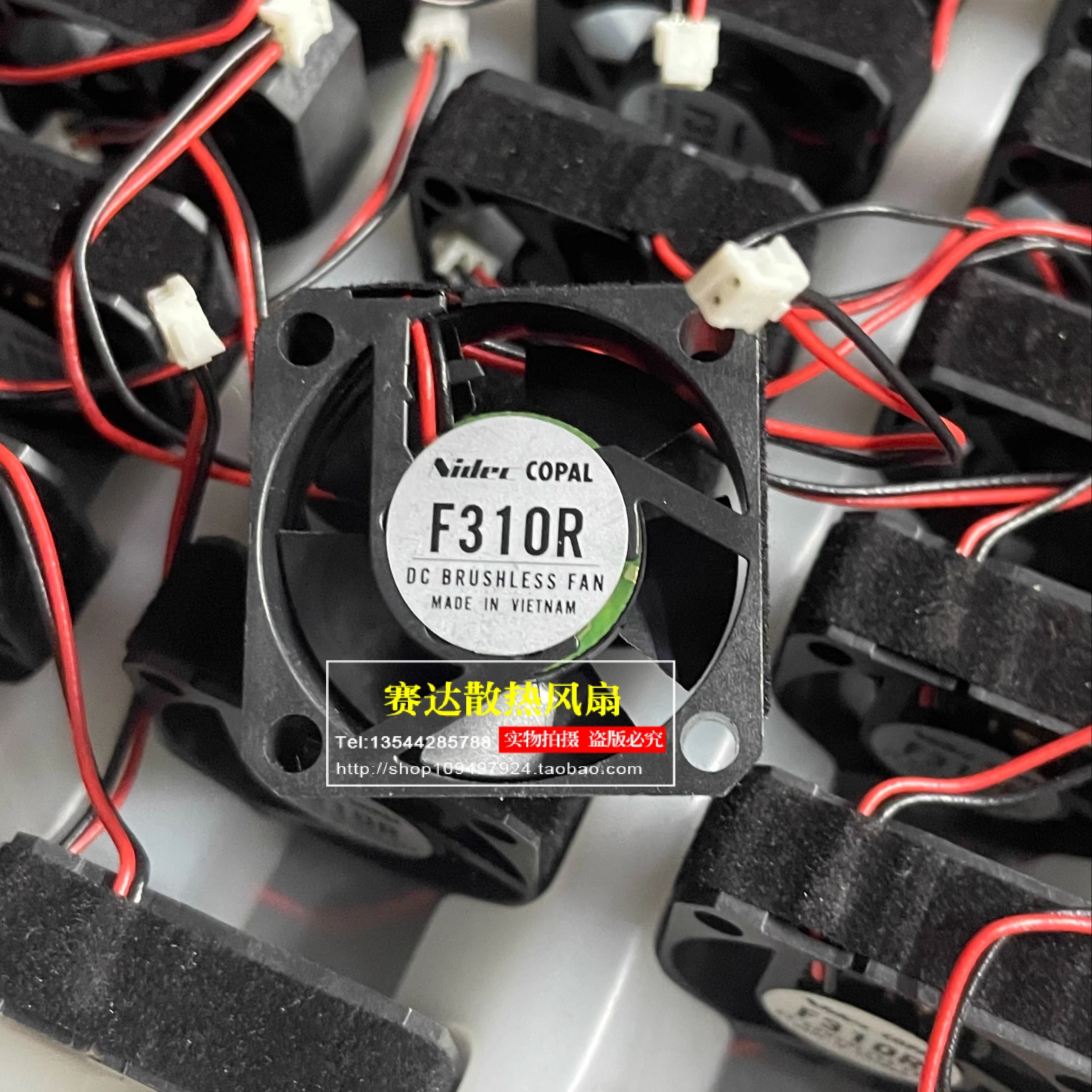 brand NEW NIDEC COPAL F310R 3010 12V mini micro  Micro cooling fan 30*30*10mm