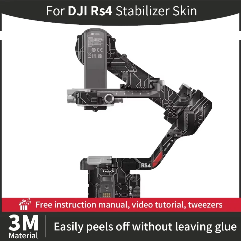 For DJI RS4 Handheld Stabilizer Skin DJi Rs4 Skin Anti-scratch Camera Lens protective film More Colors