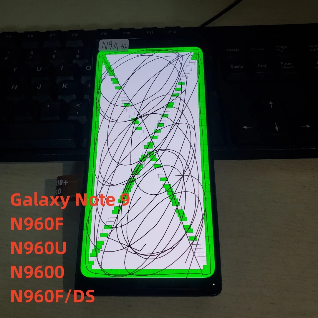 OLED-экран подходит для Galaxy Note 9 N960F N960U N9600, дефектный запасной компонент сенсорного экрана N9600 с рамкой