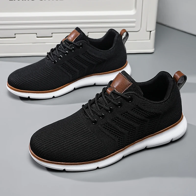 Men Sneakers New Men Mesh Casual Shoes Fashion Lightweight Breathable Soft Soled Shoes Summer Outdoor Sports Fitness Large Size