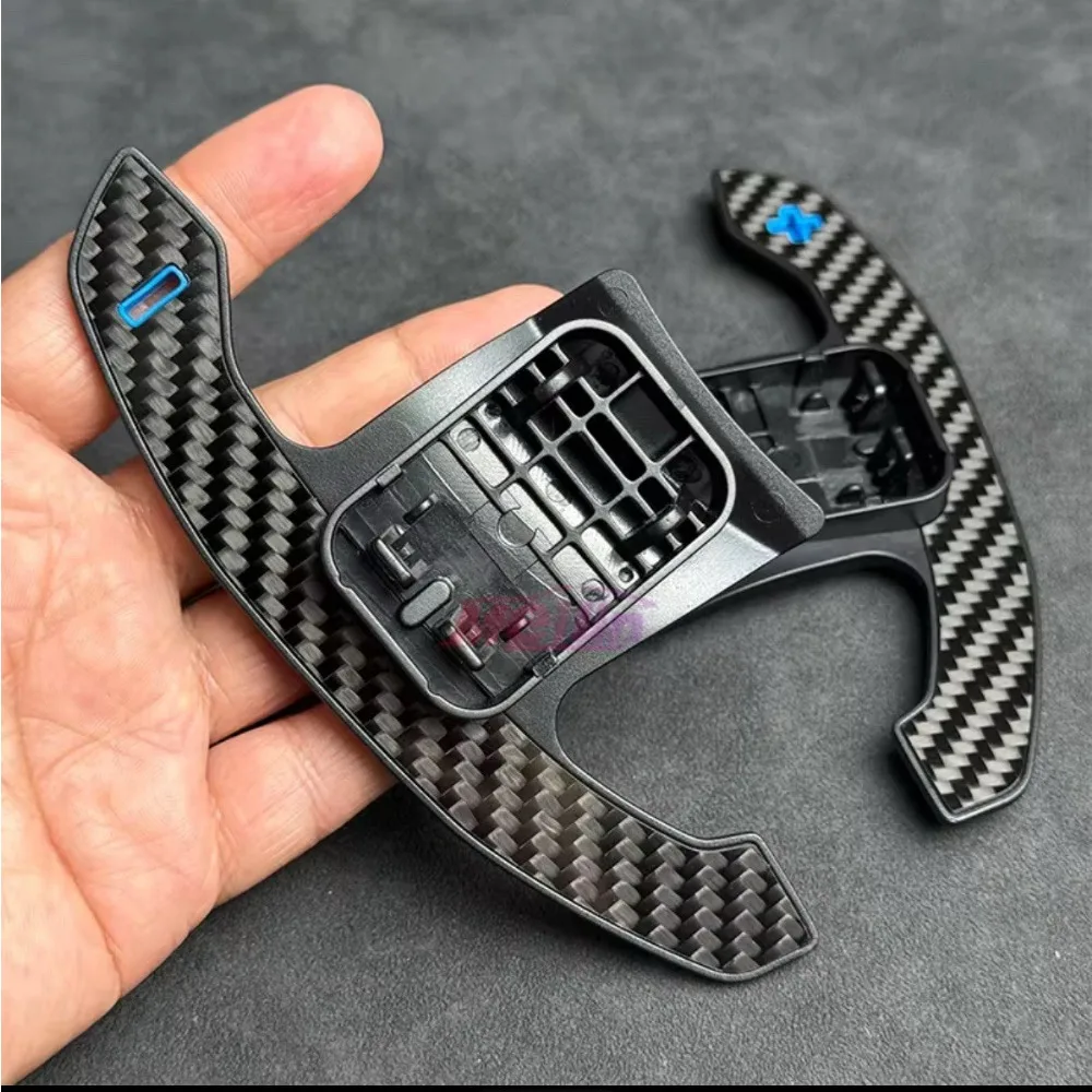 2 Pcs Carbon Fiber M3 M4 Steering Wheel Paddle Shifters For BMW F20 F22 F30 M140i M240i For BMW M2 M3 G20 G22 G80