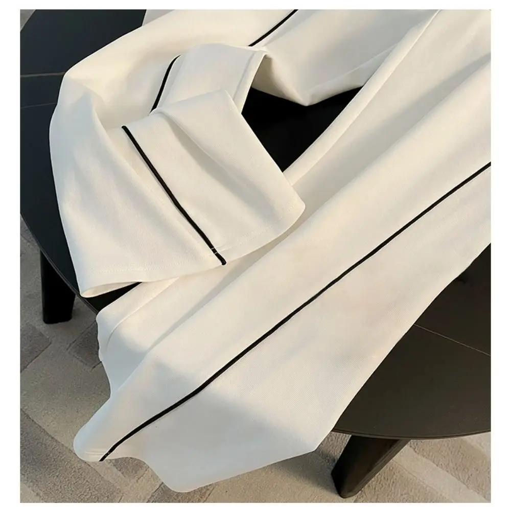 New Two Piece Sets Full Sleeve Casual Cozy Zipper Jacket Versatile Straight Pants