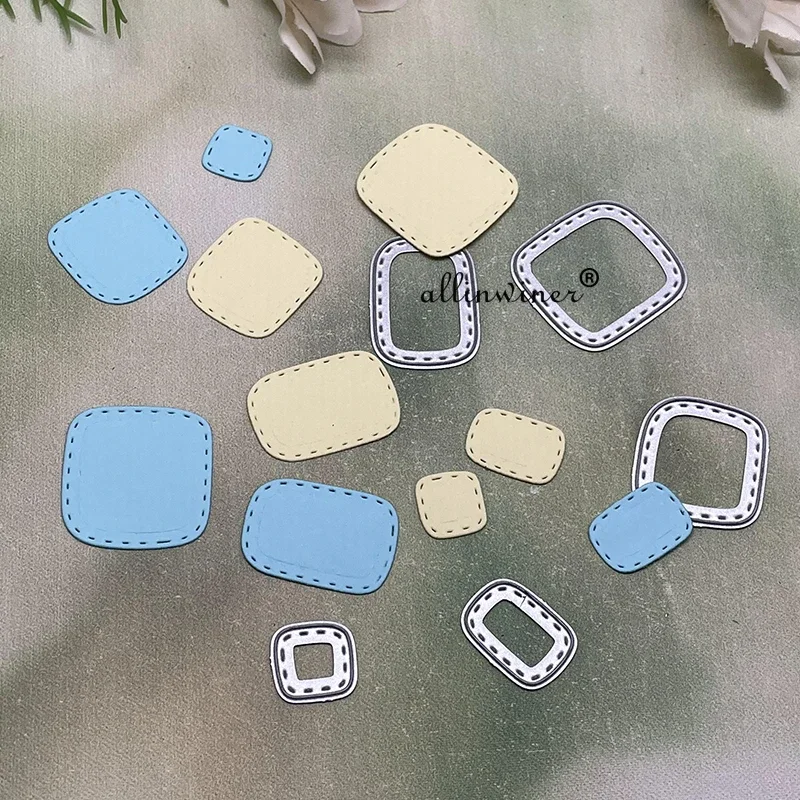 

Новая металлическая вырубная форма для DIY-творчества: рамка для этикеток, трафарет для скрапбукинга, тиснения, бумажных открыток и альбомов