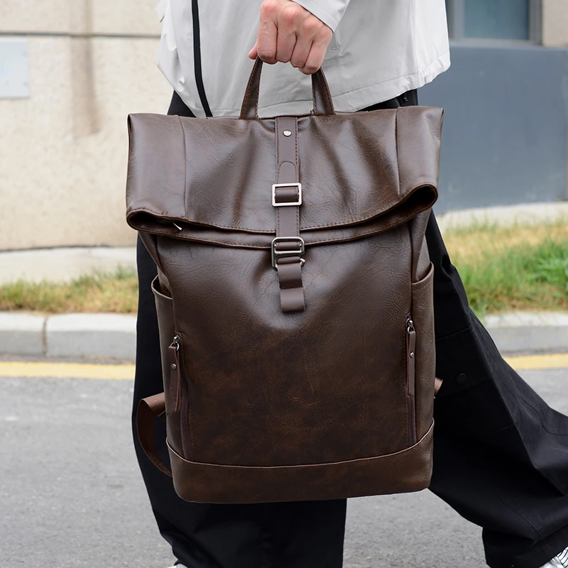 Quality Vintage Fashion Backpacks For Unisex Scratch-resistant And Splash-proof Multi Pockets Large Capacity Travelling Rucksack