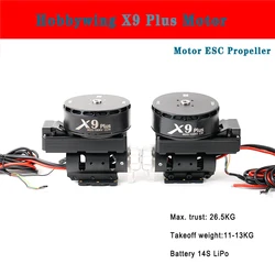 Hobbywing Brand-new X9 Plus 14S Power System Maximum Load 15kg for DIY 20L/25L Multirotor Agricultural Spraying Drone