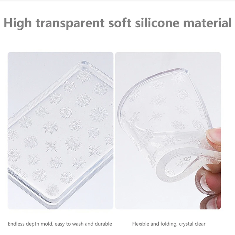 Nail Art Silicone Bow Mould Moon Stars Jewelry Casting Cute Mold Tool Relief DIY Nail Decoration Art Nail Beauty Charm