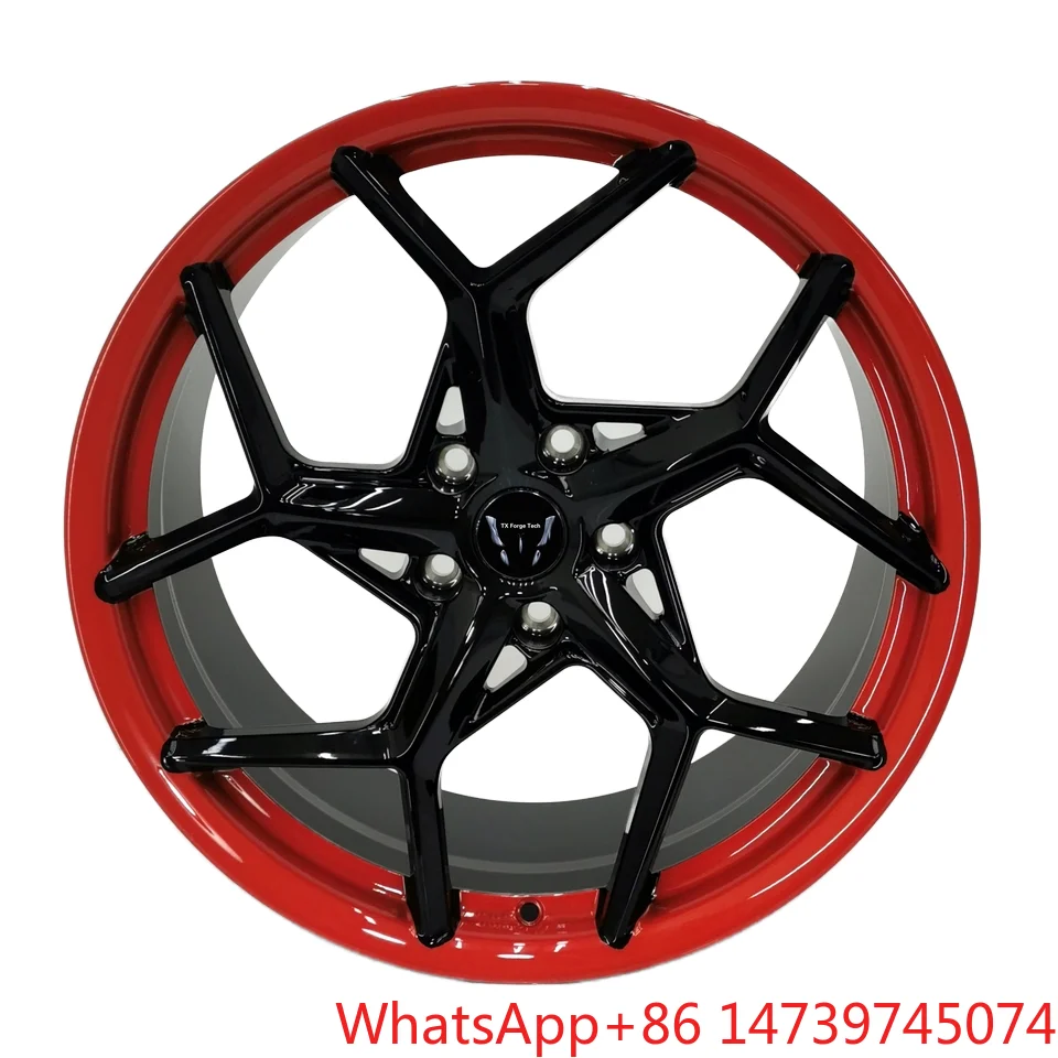 TyreNew Source Factory Custom Aluminum Alloy Rims Modified Hub 18-21 Inch Forged Wheels Mesh Design 30mm 40mmForged Wheels Perfo