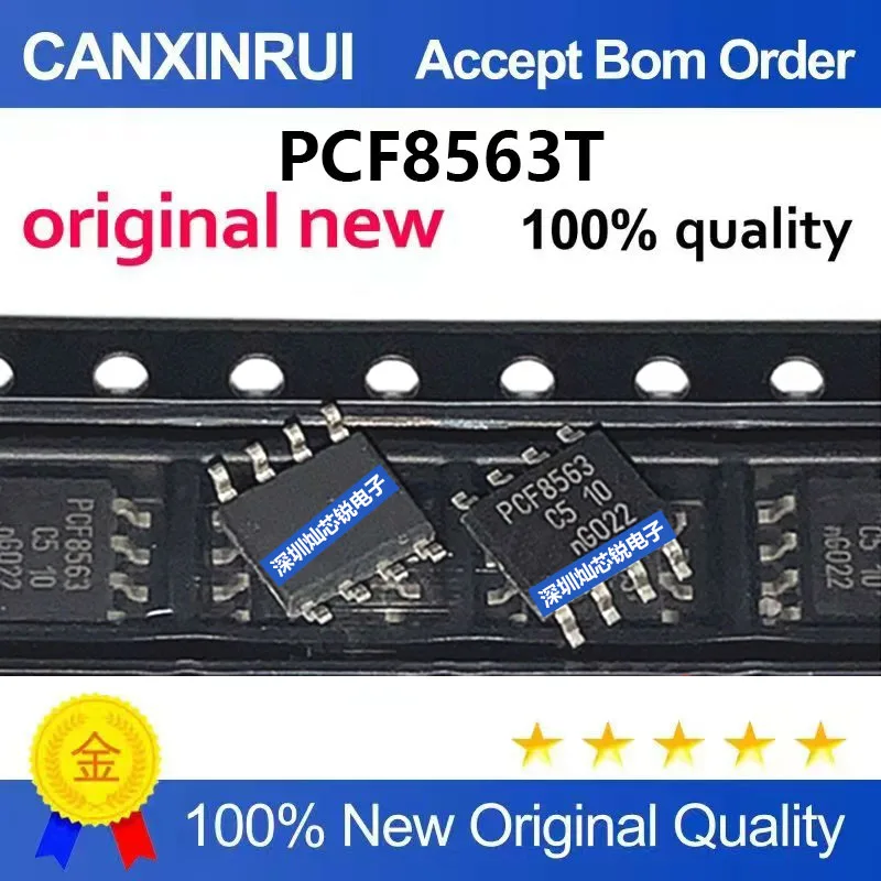 (5-100pieces)Brand new original PCF8563T PCF8563 8563T SMD SOP8 real-time clock chip
