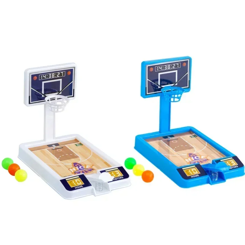 Indoor Interactive Bouncing Sports Activities Art Creativity Exciting Home Office Mini Child Toy Table Top Basketball Game