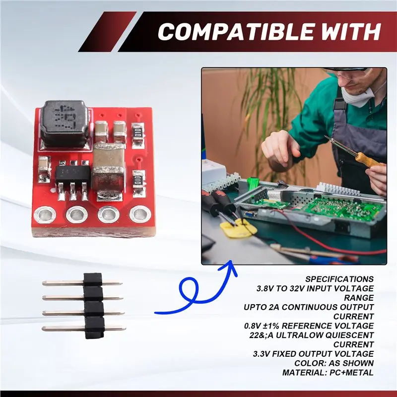 [A92P!】 COM-18357 Babybuck Regulator Breakout - 3.3V