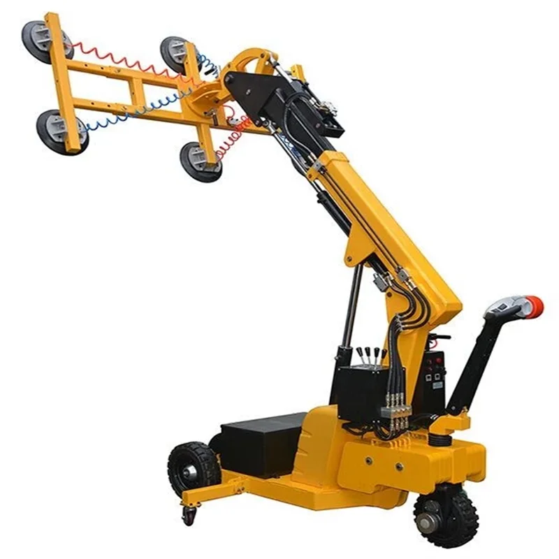 Semi-Auto Glass Lifting Machine with Hydraulic Pump for Windows Doors Factory Assembly Line Use Customized