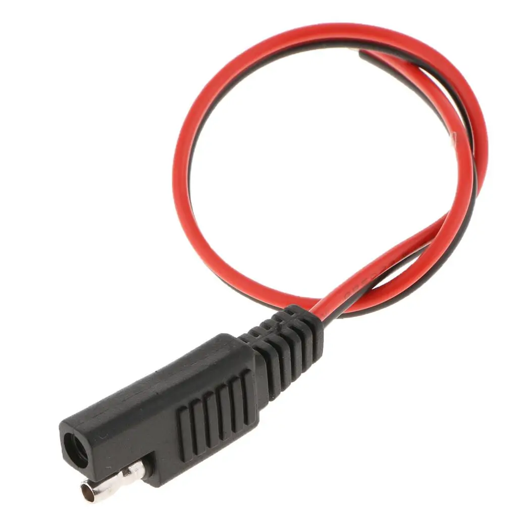

SAE Gender Charger Cable 30cm PVC Material DC Adapter Cord Solar Converter Harness for Battery Connection