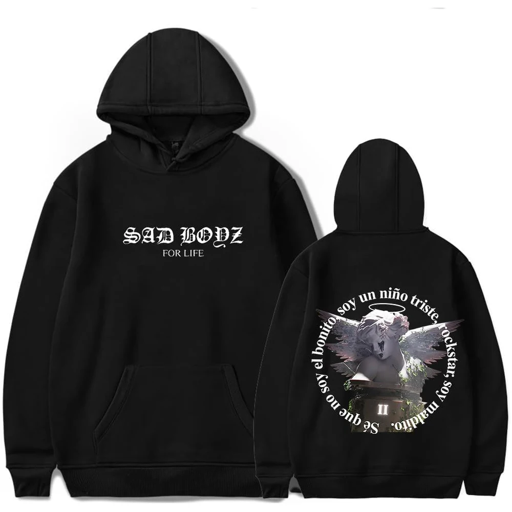 

Junior H Sad Boyz 4 Life Hoodies New Logo Merch Women Men Fashion Casual HipHop Sweatshirts