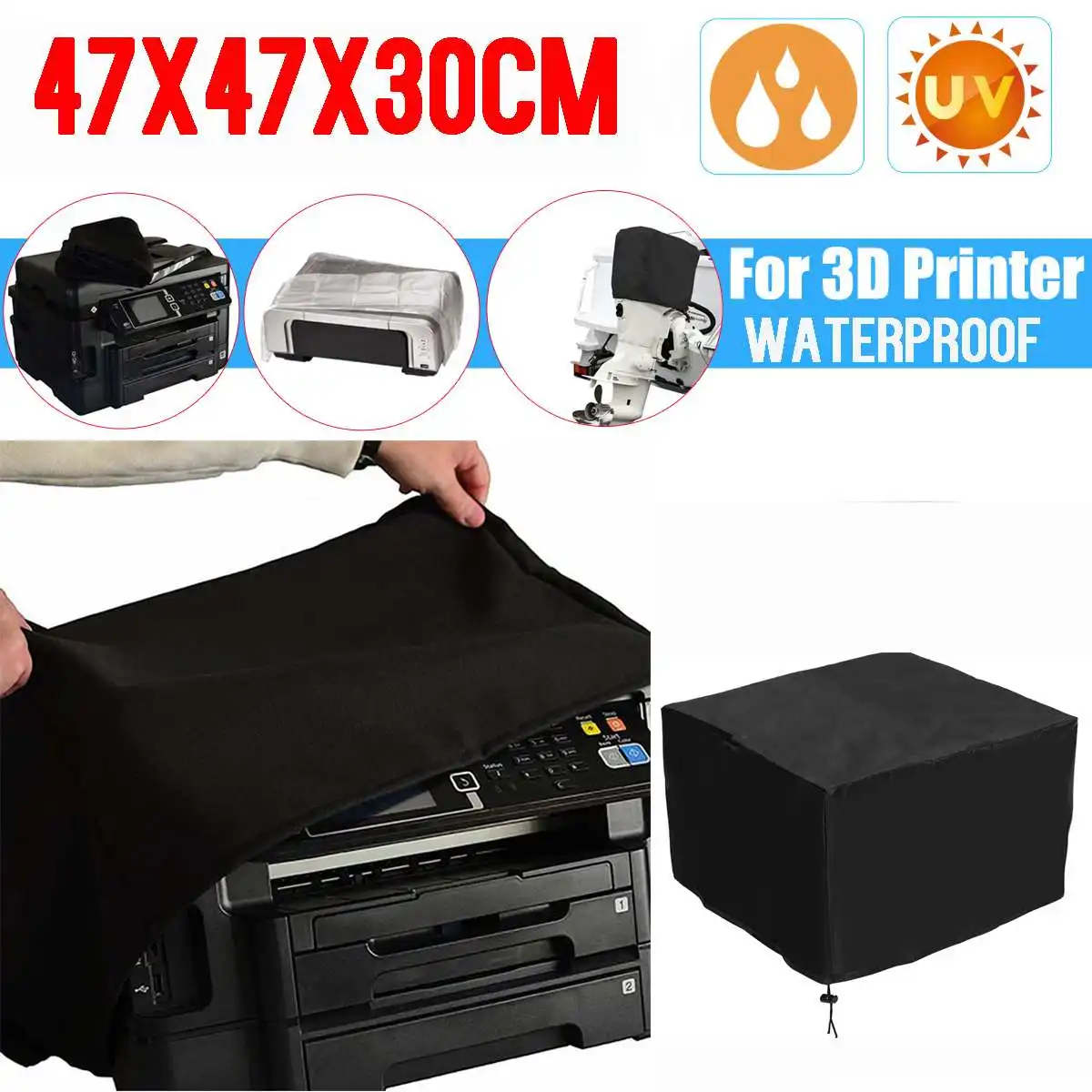 45x45x30 Nylon Printer Dust Dust Cover Protector Chair Table Cloth For 3D Printer for Epson Workforce for OfficeJet Pro 8600