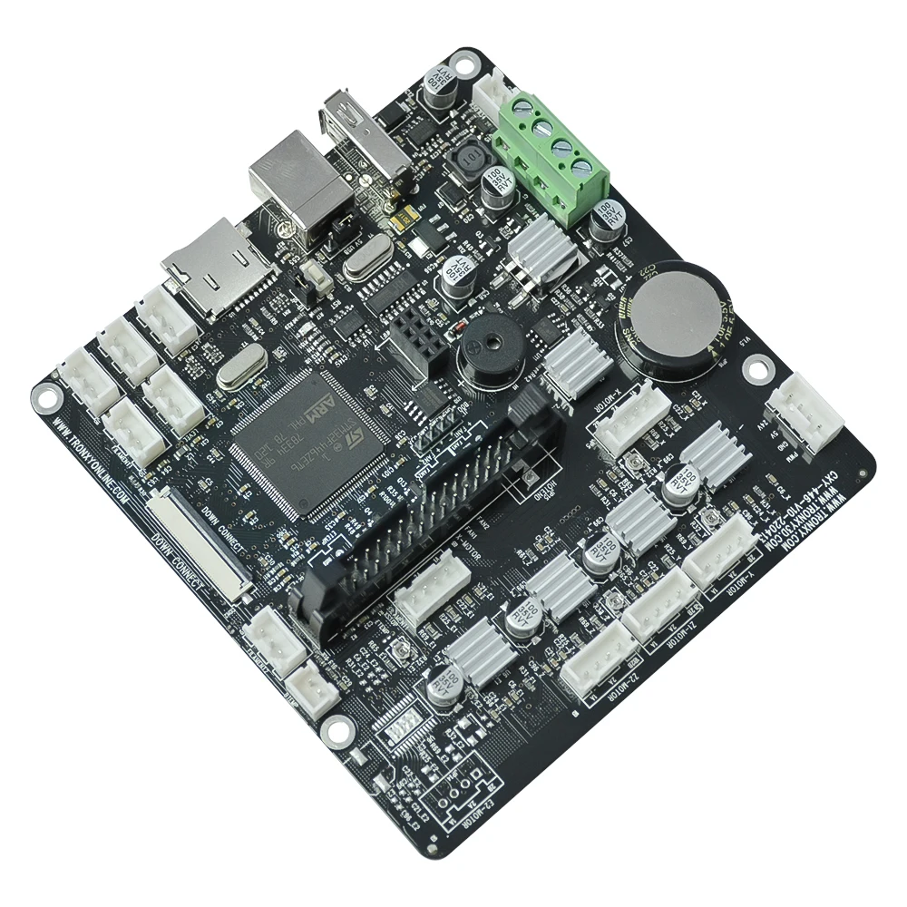 Imagem -05 - Tronxy X5sa D01 X5sapro Xy2pro Xy3pro Series Motherboard para Impressora 3d Placa Controladora Silenciosa com Cabo