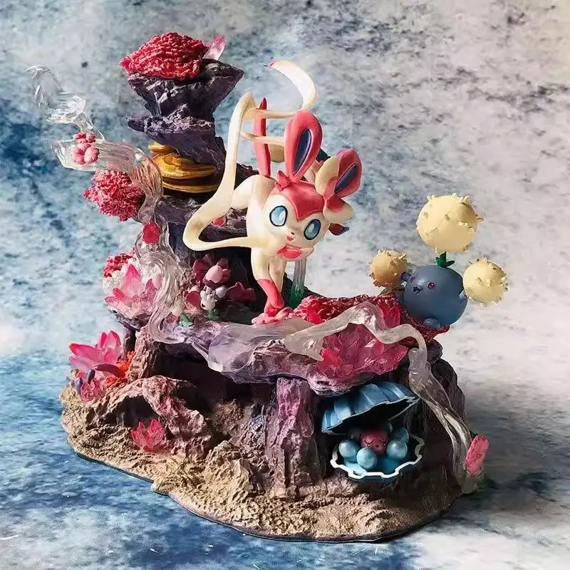figurine-de-dessin-anime-pokemon-sylveon-jouet-a-collectionner-modele-en-pvc-version-scenes-boite-cadeau-mystere-pour-fans-adultes-collection-de-jeux-anniversaire