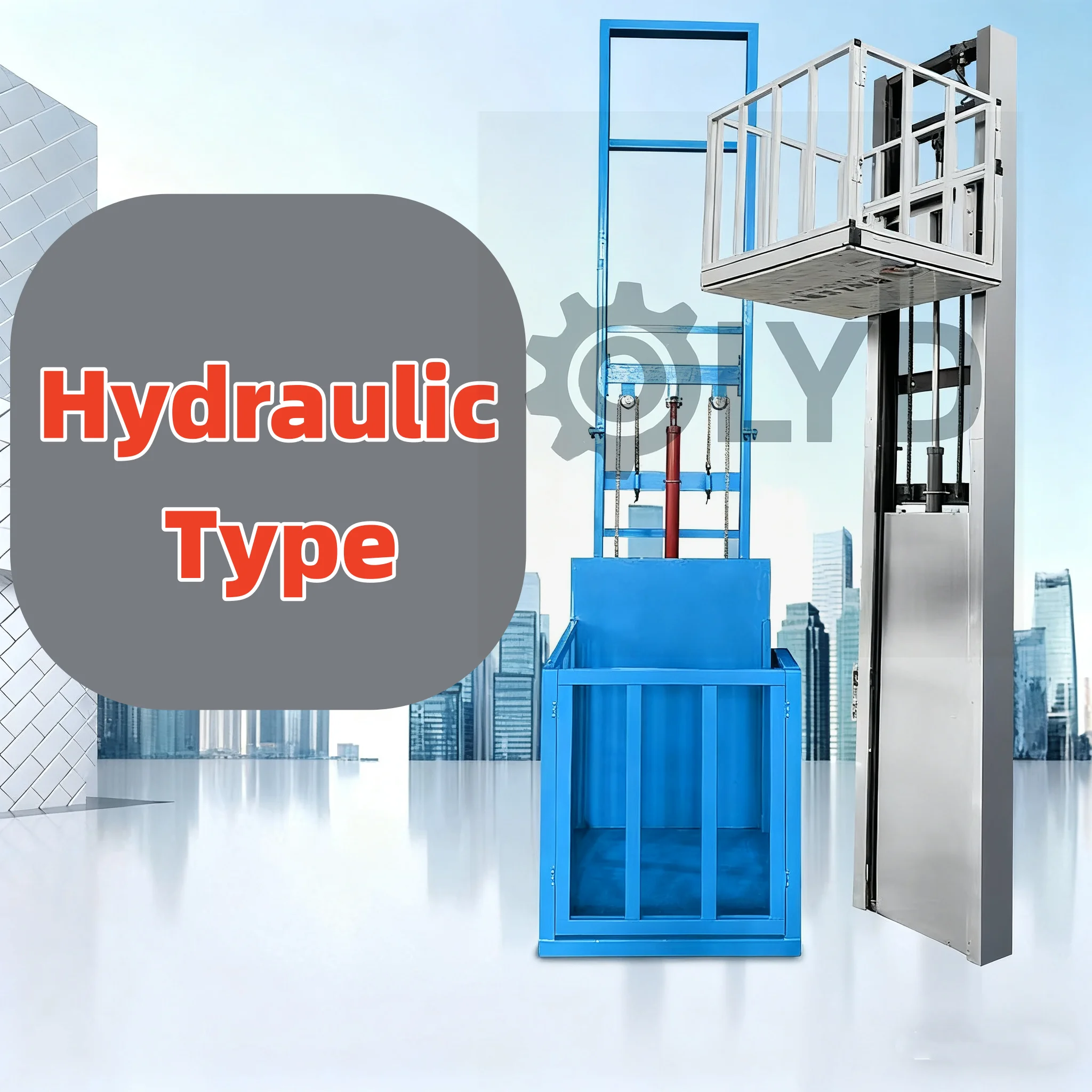 مستودع رفع منزلي آمن مصمم خصيصًا | مصعد شحن هيدروليكي مضاد للسقوط للفيلا والمتجر والمستودعات #2