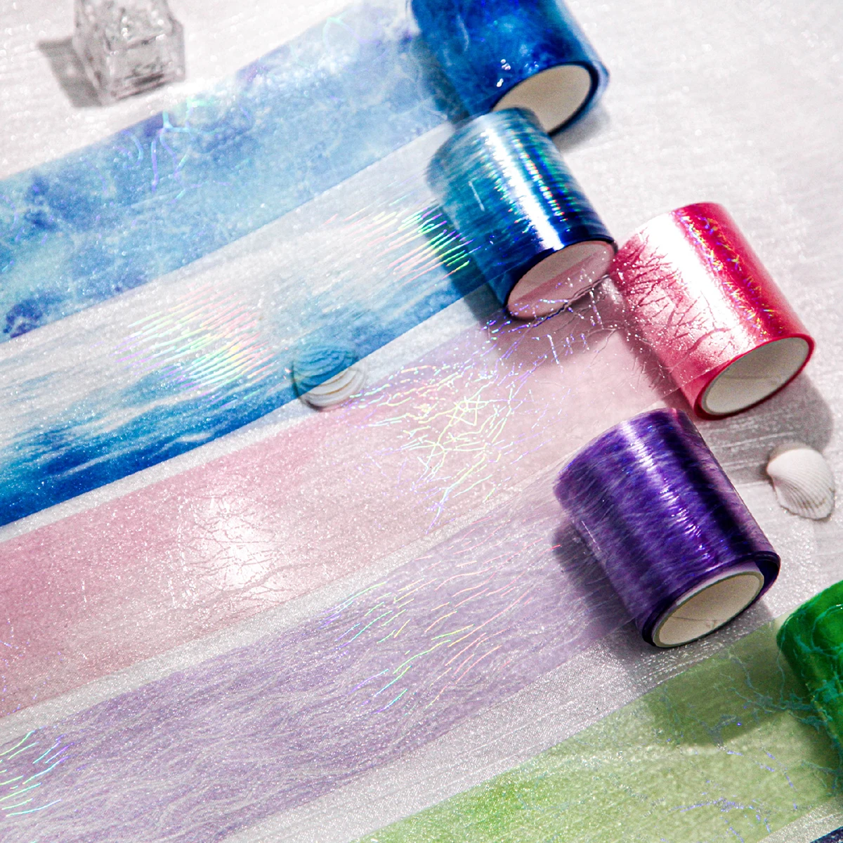 

1Roll Beige Sea Waves UV washi Tape Decoration creative DIY Sticker for Jornal Scrapbook Diary Notebook