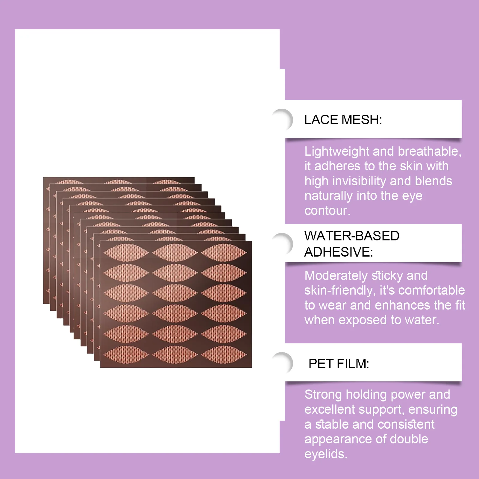 Ensemble de rubans à Double paupière, 360 pièces, outils de maquillage naturels pour les yeux, adhésif de renfort instantané adapté à tous les Types de paupières 5ml