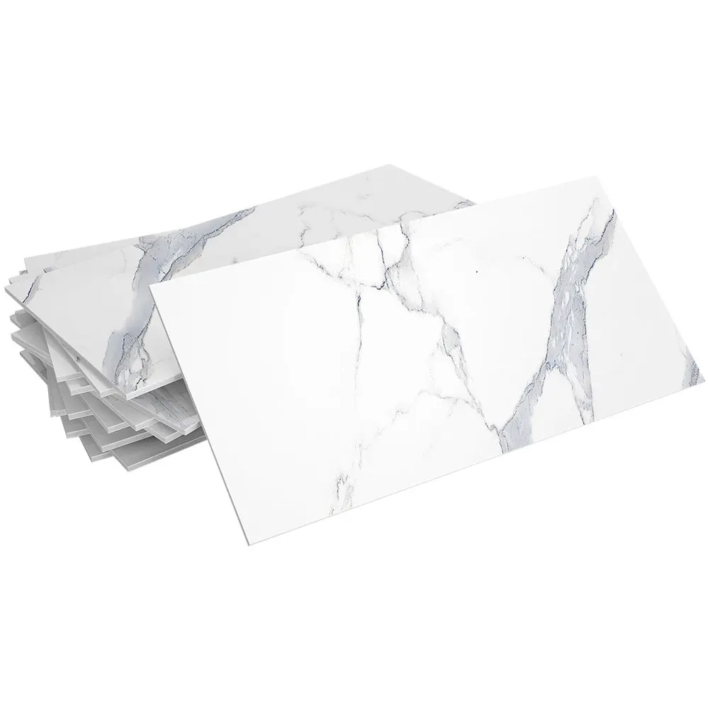 16Pcs Waterproof Tile Stickers Self Adhesive Wall Sticker Tile Decorative Stickers Easy to Apply Remove for Home Kitchen