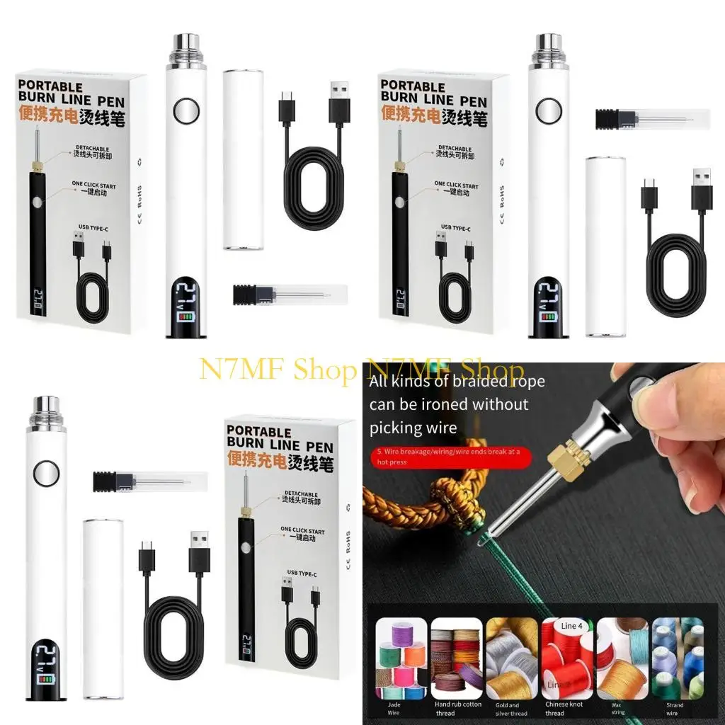 N7MF Handheld Wax Modeling Pen with Quick Heat Feature Wax Sculpting Tool Perfect for Various Materials in Creative Projects