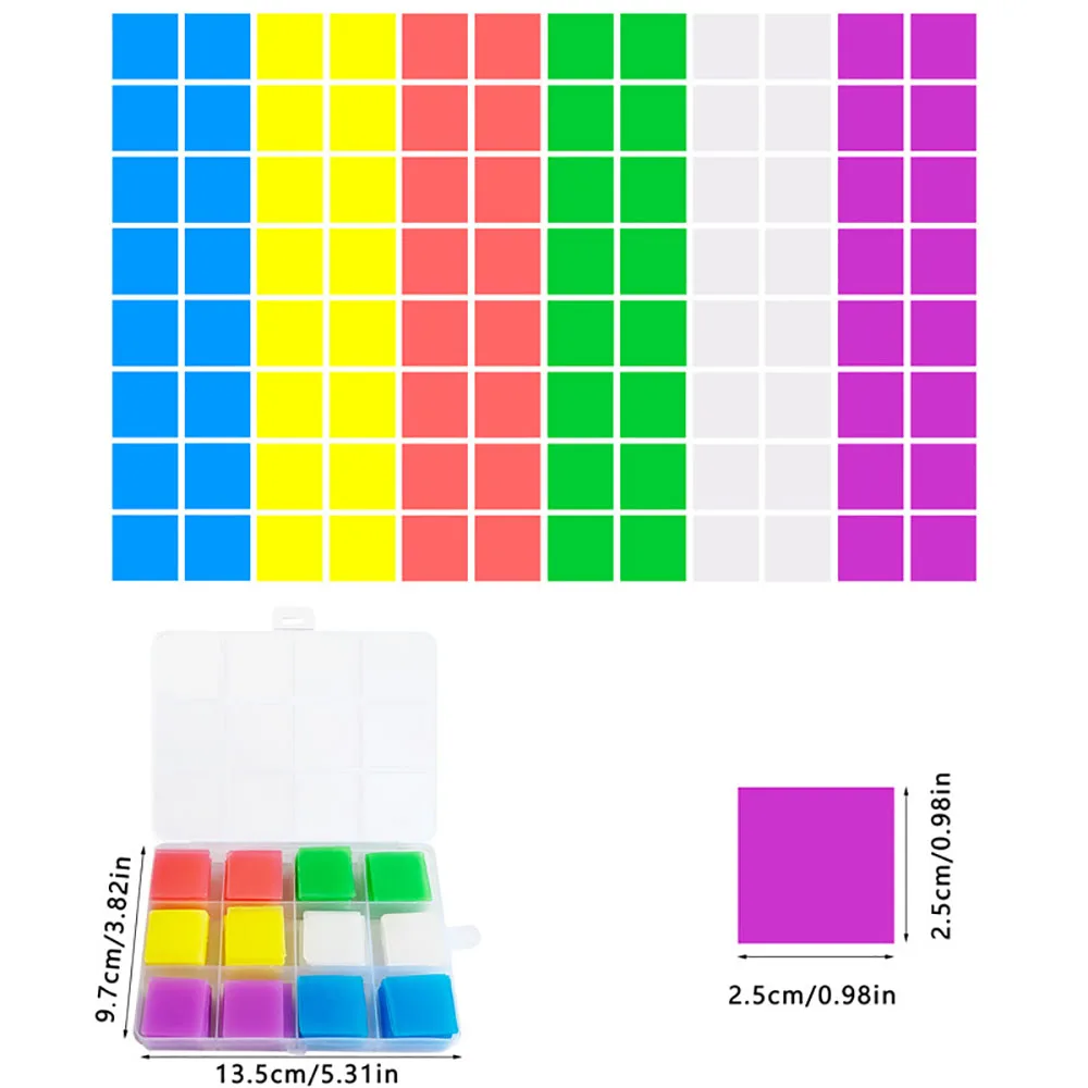 96pcs 2.5*2.5CM DIY Diamond Painting Wax With Storage Box Embroidery Glue Cross Stitch Dotting Glue DIY Diamond Painting Wax Mud