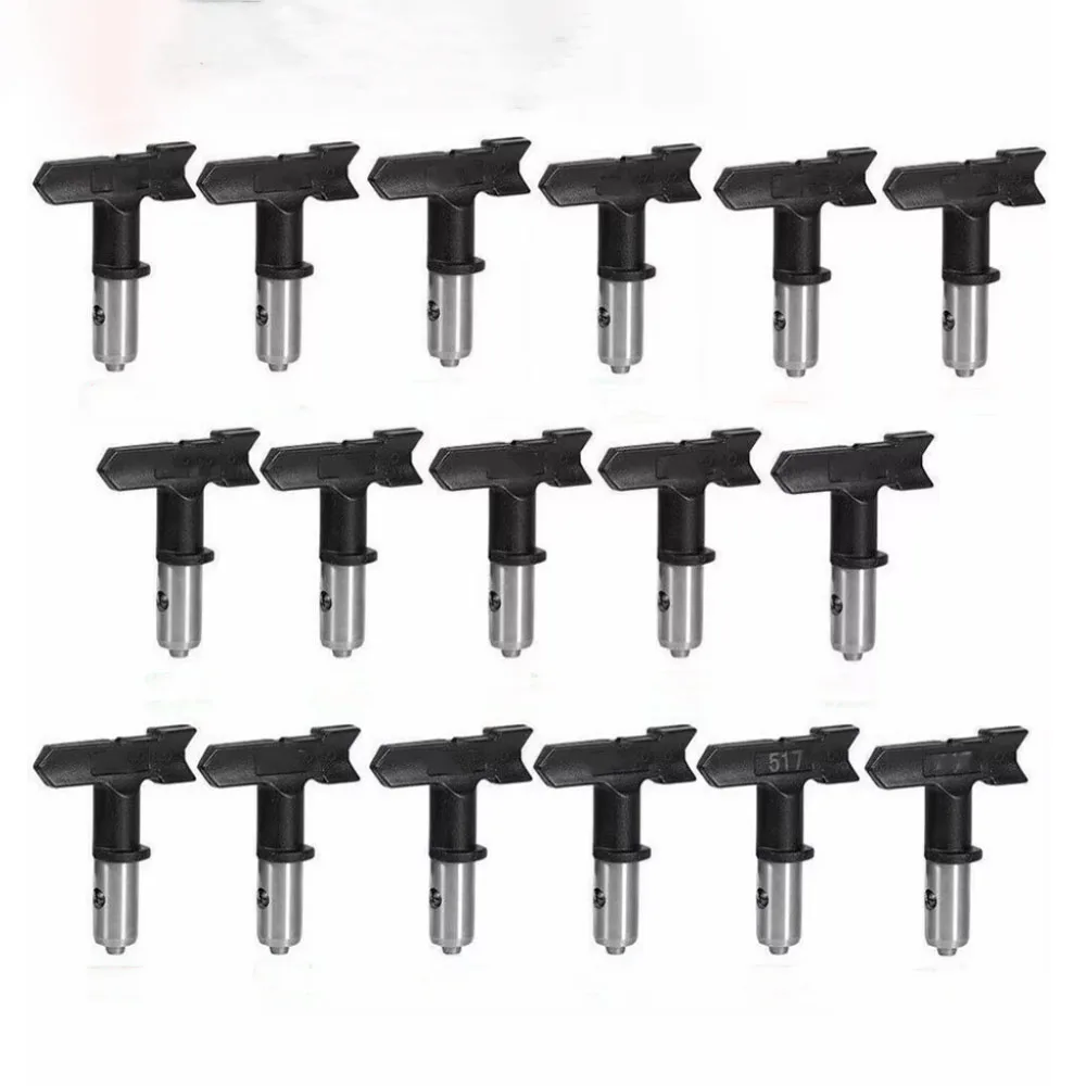 109 #~413 # Black Airless Nozzle, Using Various Metal Materials And Stainless Steel Finishes, Airless Spray Gun Spraying Tool