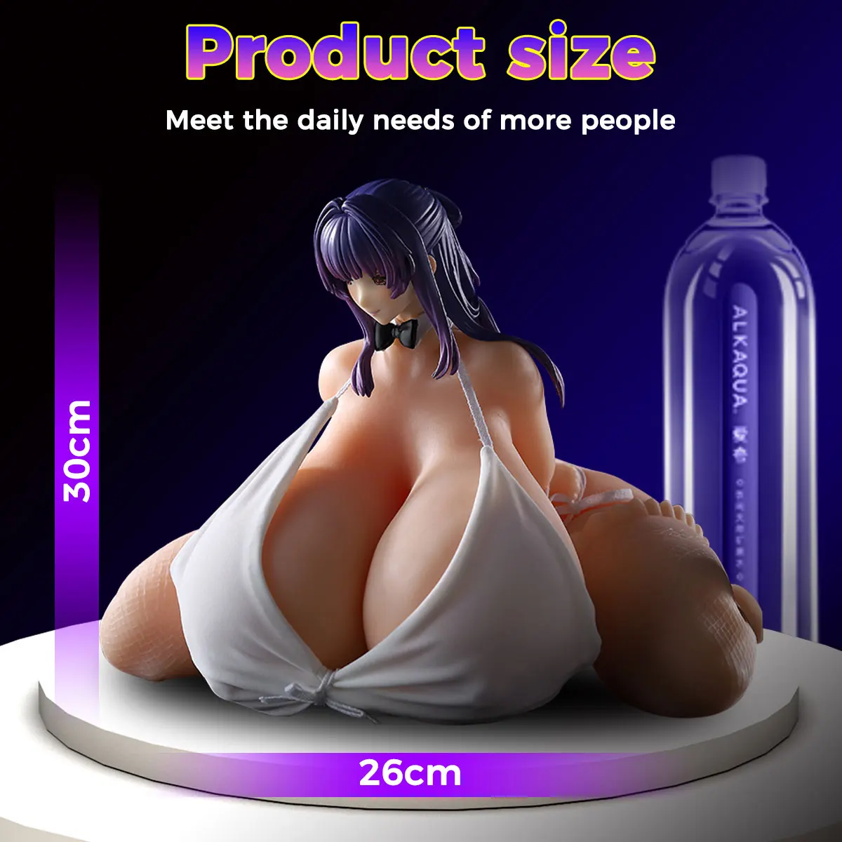 HESEKS Realistic Anime Girl Figure Insertable Silicone Masturbation Collectible Model Vagina Pussy Adult Sex Doll Toys For Men