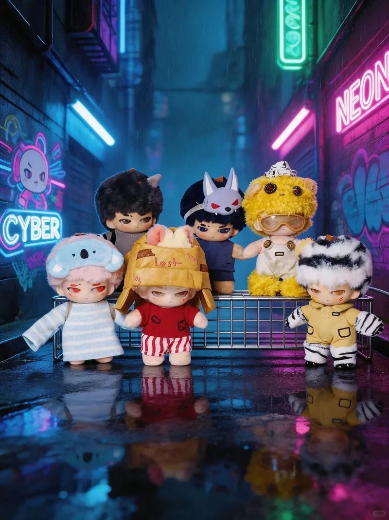 

Neekyio Silent Beasts Series Plush Blind Box Caixa Caja Cute Dolls Girls Boys Gift Mystery Box Bag Pendant