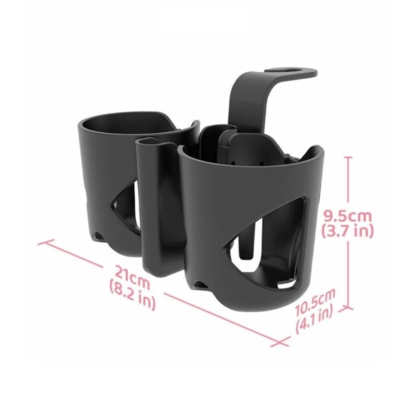 J15U Upgraded Mobile Essential Organizers Triple Function Cup Holder for Auto
