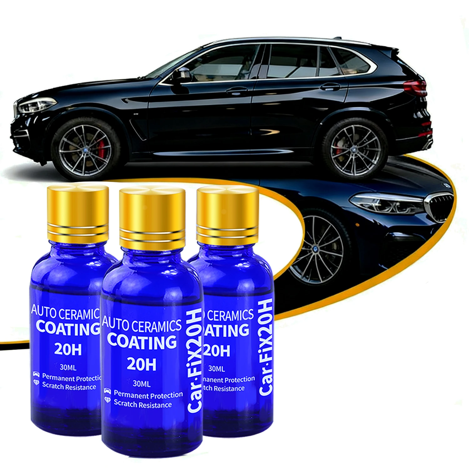 قطعتان من السيراميك 20H لتلميع - مراجعة Car Wax Ceramic Coating وسعره