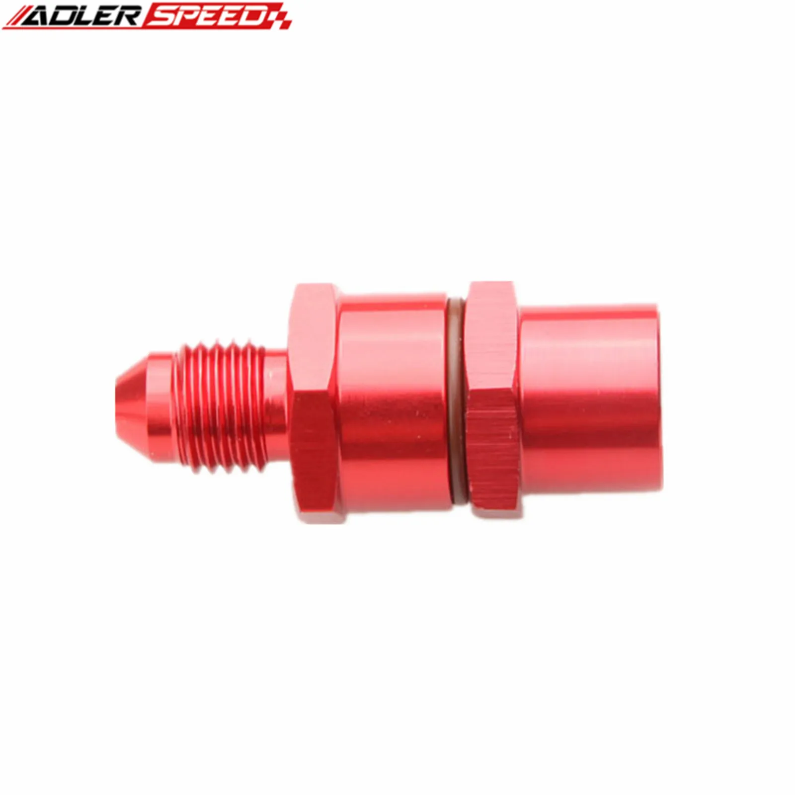 80 Micron 6AN Male To AN6 Female Turbo Oil Feed Line Filter Fitting Adapter Black/Silver/Red/Blue