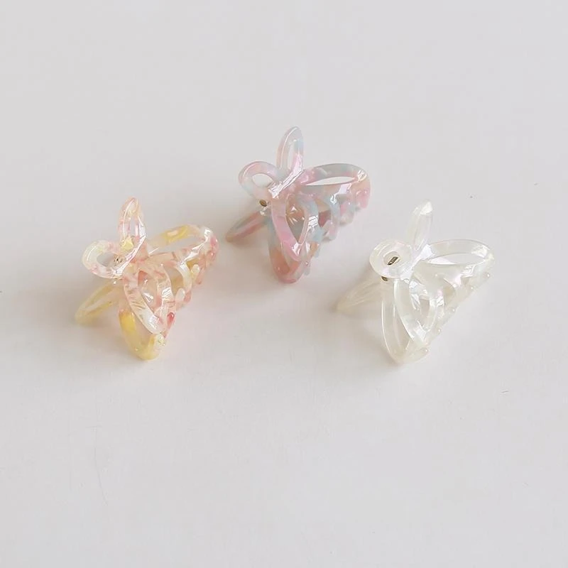 أغطية الرأس الإناث كليب فراشة جوفاء لعوب نصف التعادل انتزاع الشعر كليب صغير خلات مشبك شعر القرش زاجيم الخلفي رئيس الديكور