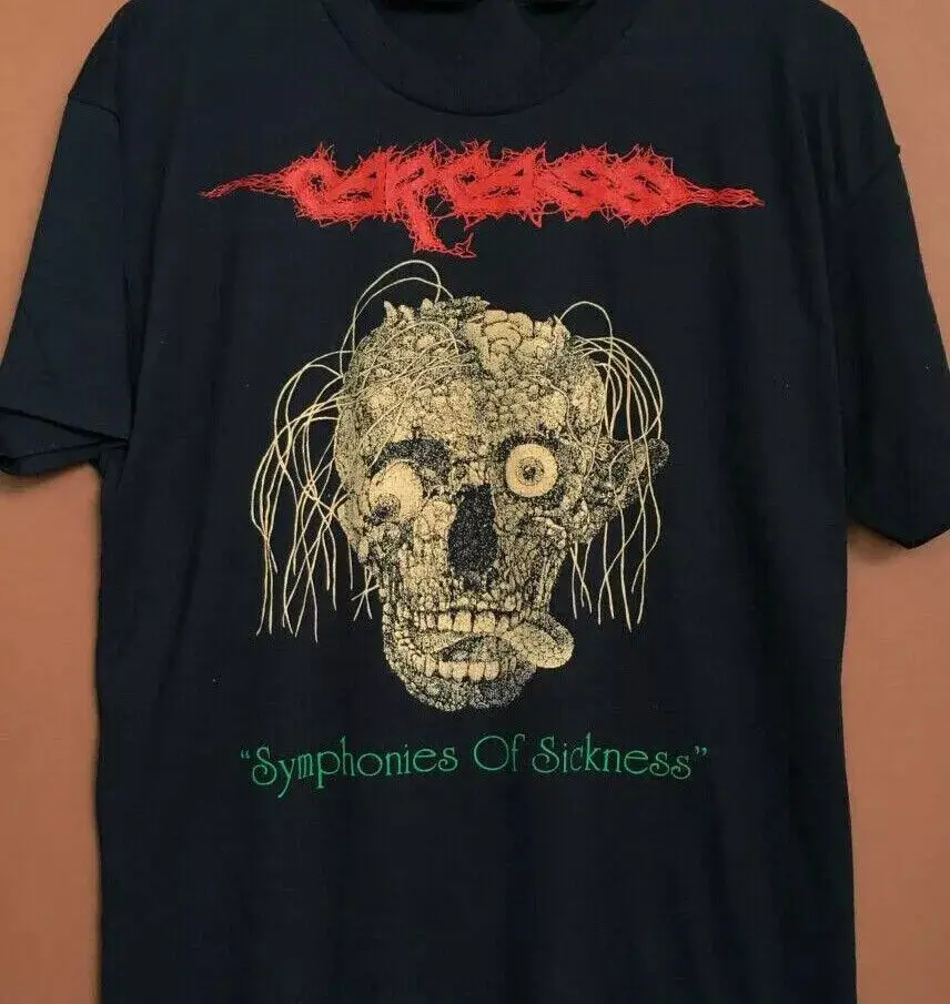 Carcass Symphonies of Sickness For Fan Black All Size T Shirt