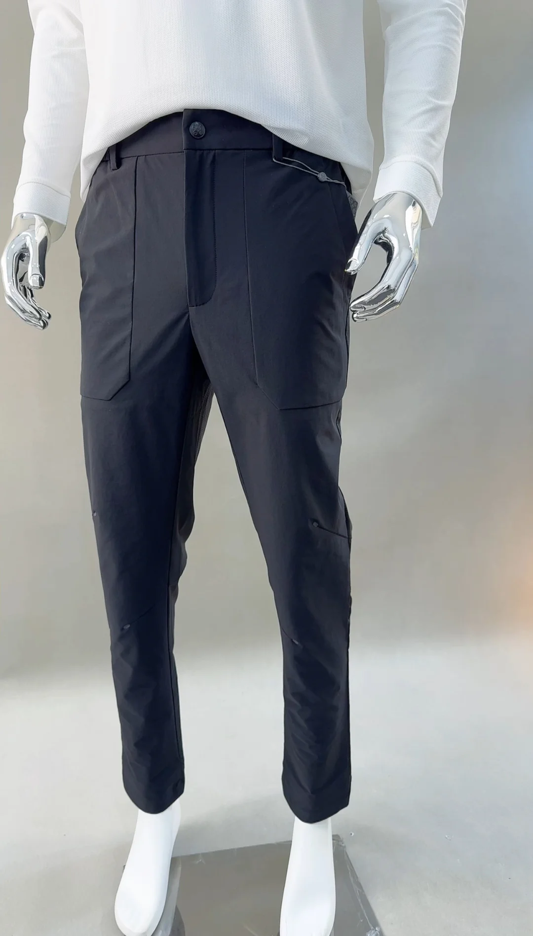 2026 Men's Autumn Winter Golf Pants Thick Quick Dry Trousers Slim Fit Casual Versatile Sports Long Pants