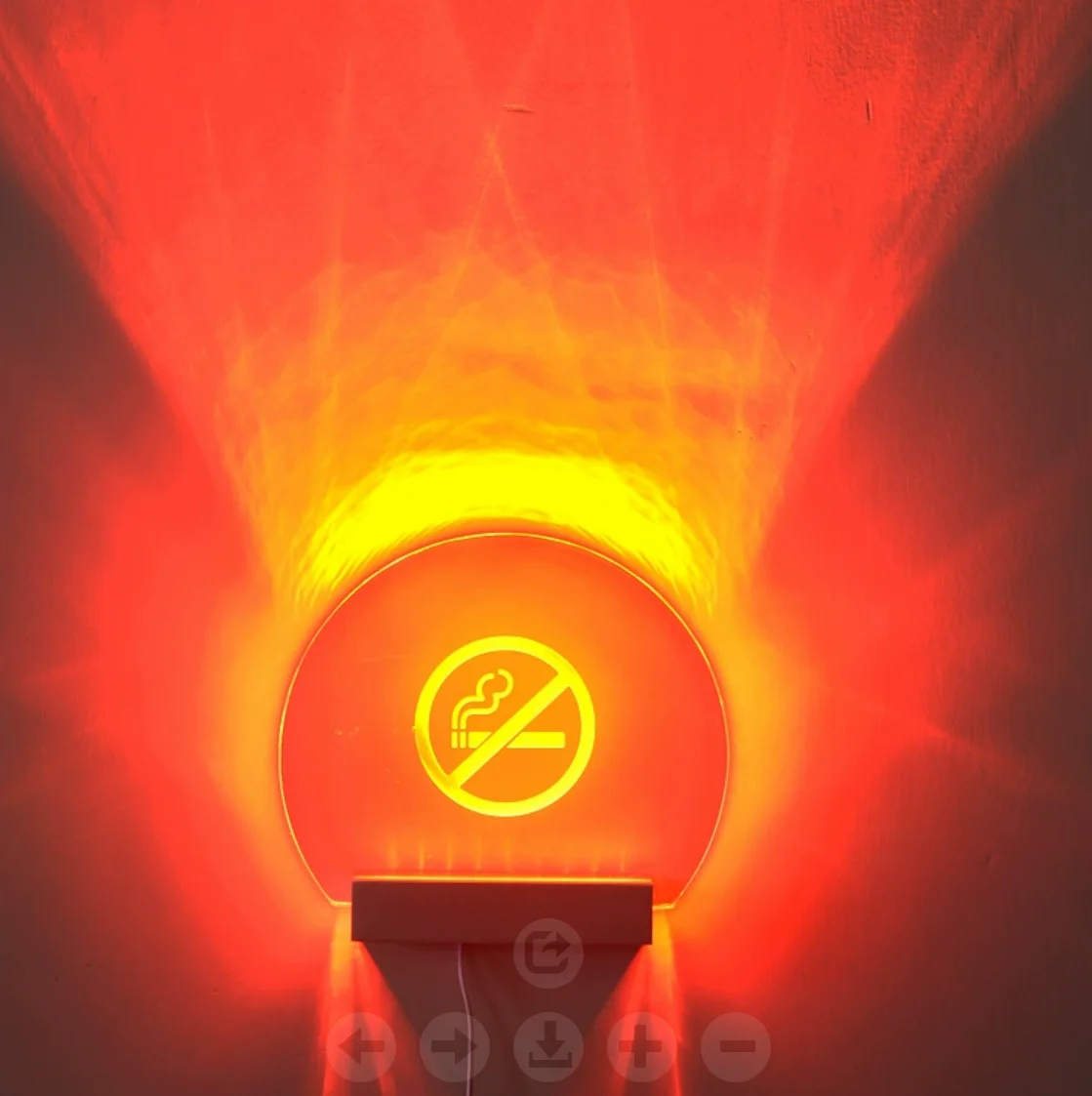 Mruiks 8cm Long Satin Silver Aluminum Pantented Luminous Illuminated LED Sign Clamp& Standoffs for Acrylic,Wood,PVC