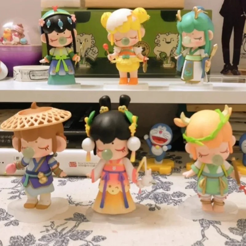 2025 neue Heiße Nicht Echte Die Zwölf Chinesische Sternzeichen Blind Box Niedlichen Cartoon Anime Figuren Auto Ornamente Kind Geburtstag Geschenke