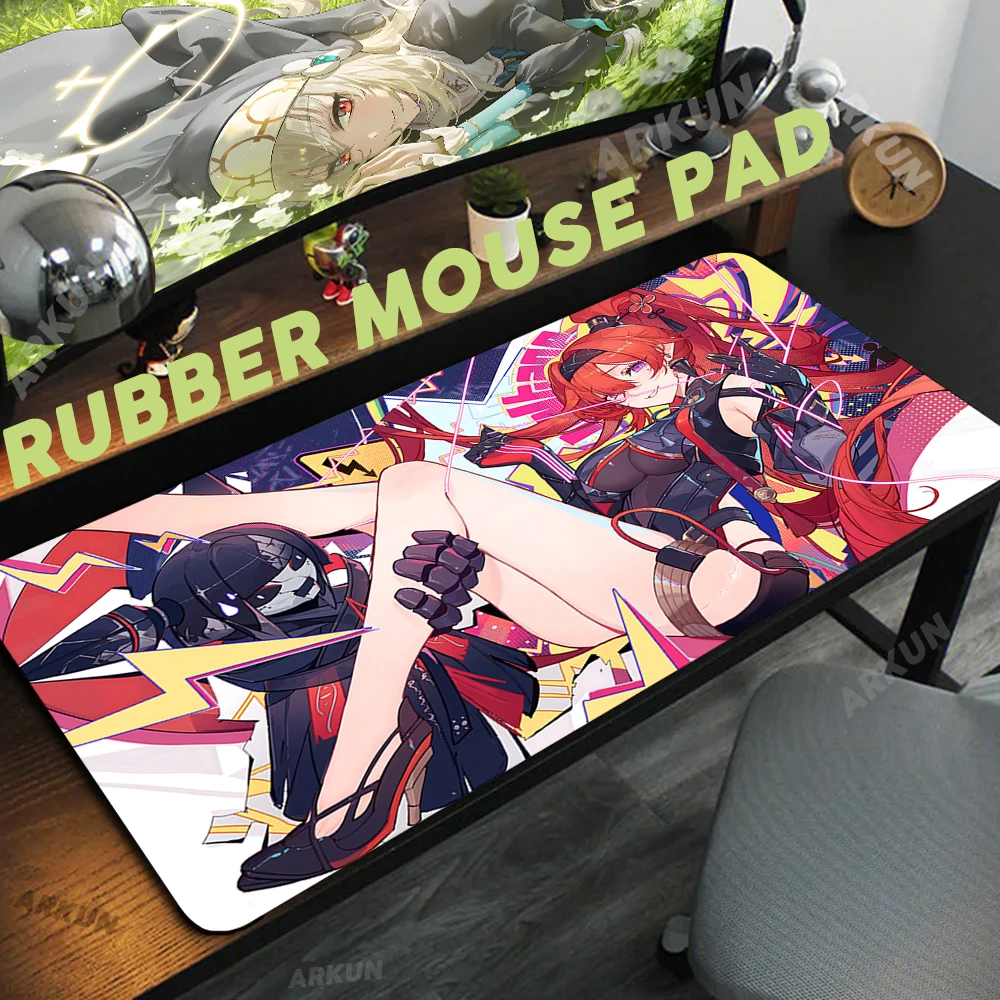 Fashion Hot Wuthering Waves Kawaii YinLin Pad Mouse pad Gamer Mouse Pc Office Accessories Desk Keyboard Mats Xxl Large mouse Pat