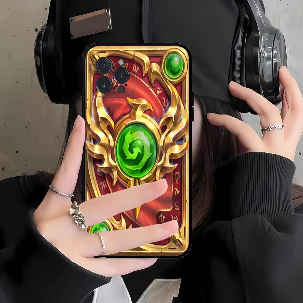 Hearthstone Heroes of Warcraft Phone Case For iPhone 15 14 11 12 13 Mini Pro XS Max Cover 6 7 8 Plus X XR SE 2020 Funda Shell