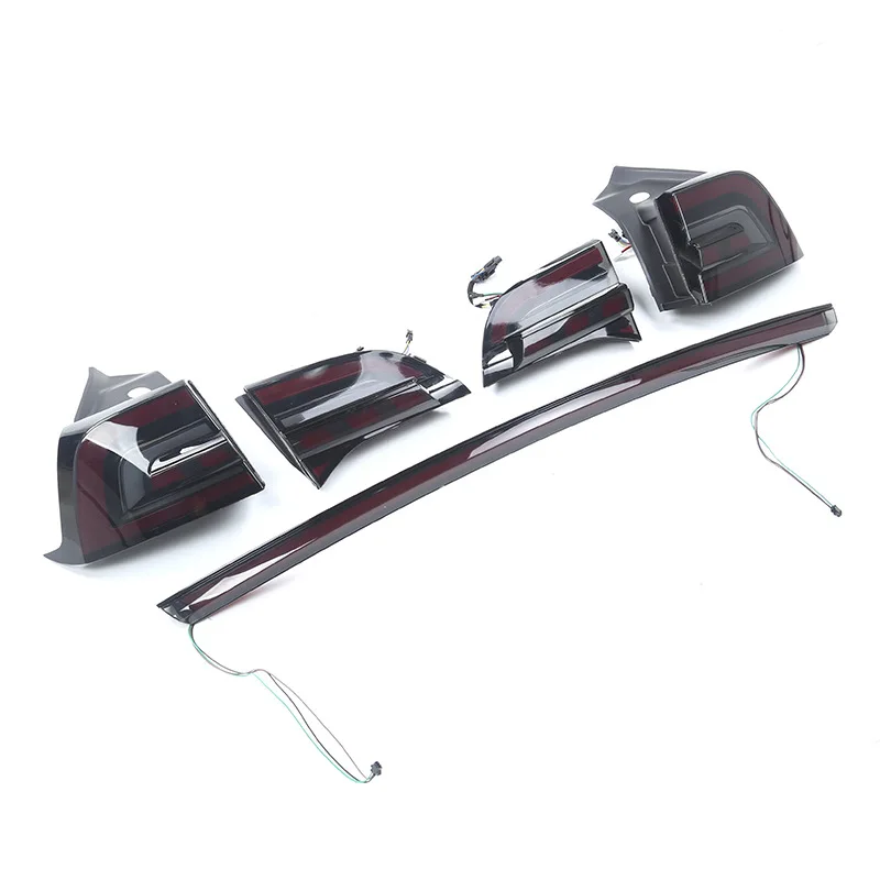 

Задний фонарь автомобиля, модифицированный светодиодный задний фонарь багажника, задний фонарь для модели 3, задний фонарь, задние противотуманные фары