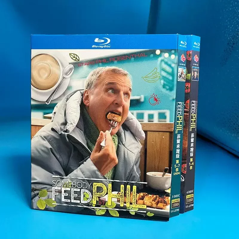 Blu-ray High Definition Documentary Phil Came to Eat Seasons 1-7 7 Disc Box Set Chinese Simplified and Traditional Subtitles