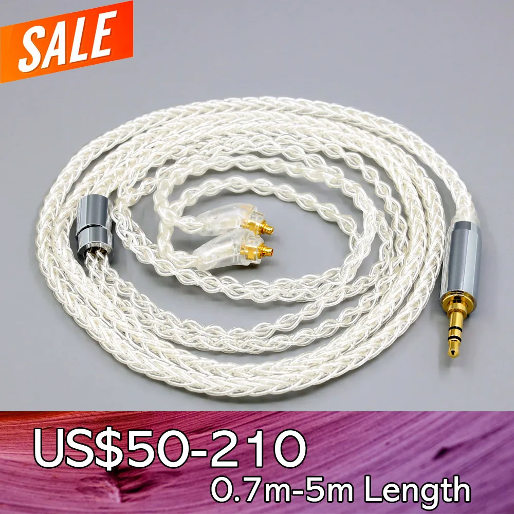 

8 Core 99% 7n Pure Silver Palladium Earphone Cable For Sony XBA-H2 XBA-H3 xba-A3 xba-A2 LN008399