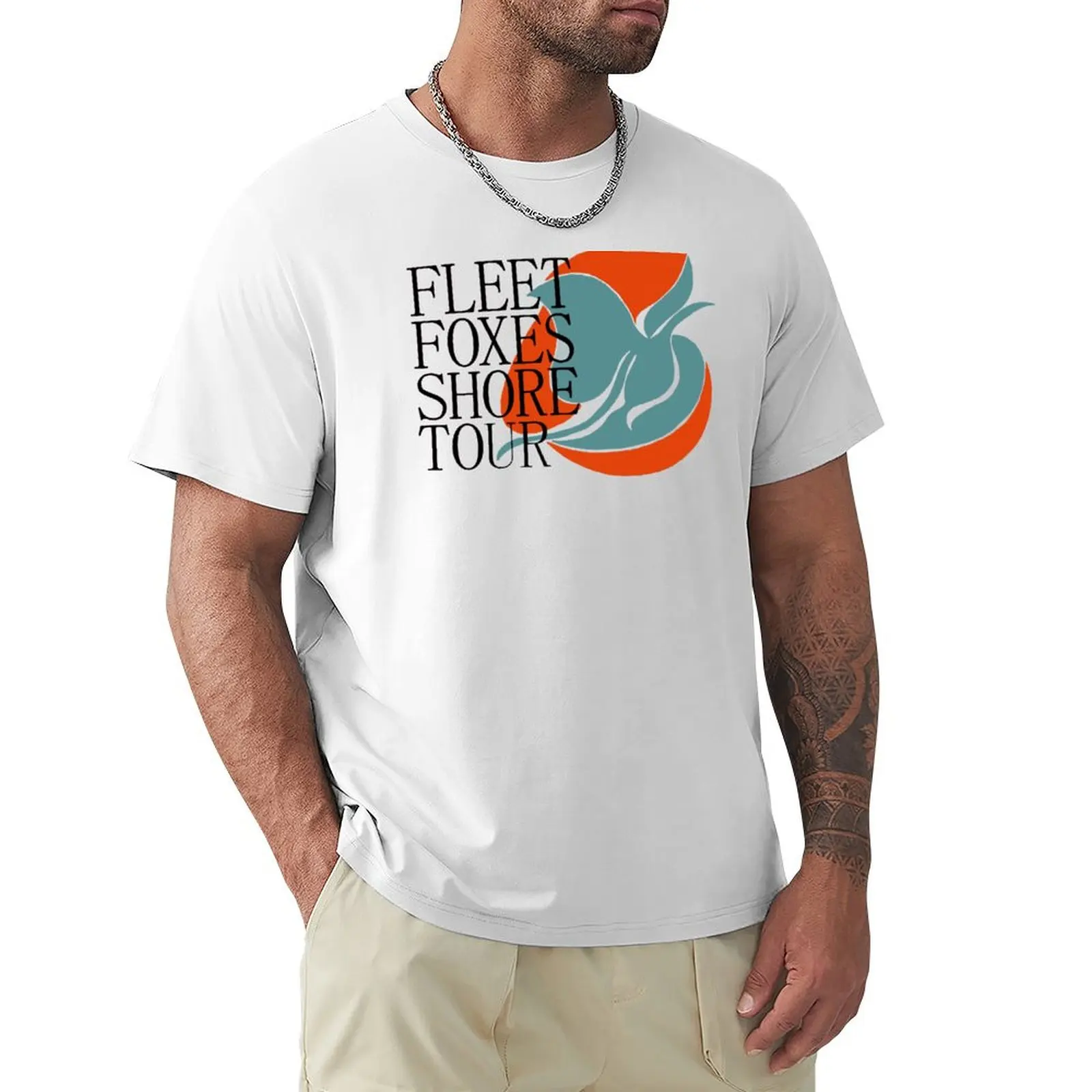 

fleet foxes tour T-Shirt tops aesthetic clothes customs mens graphic t-shirts funny