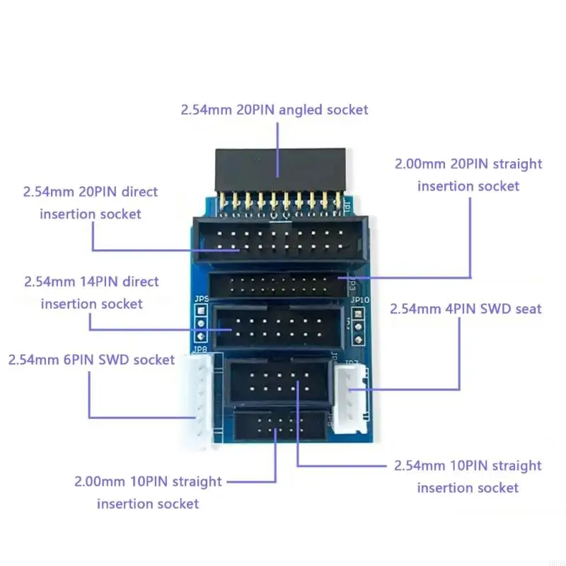 Conversor adaptador multiprotocolo JTAG para SWD Compatível para JTAG V 8 V 9