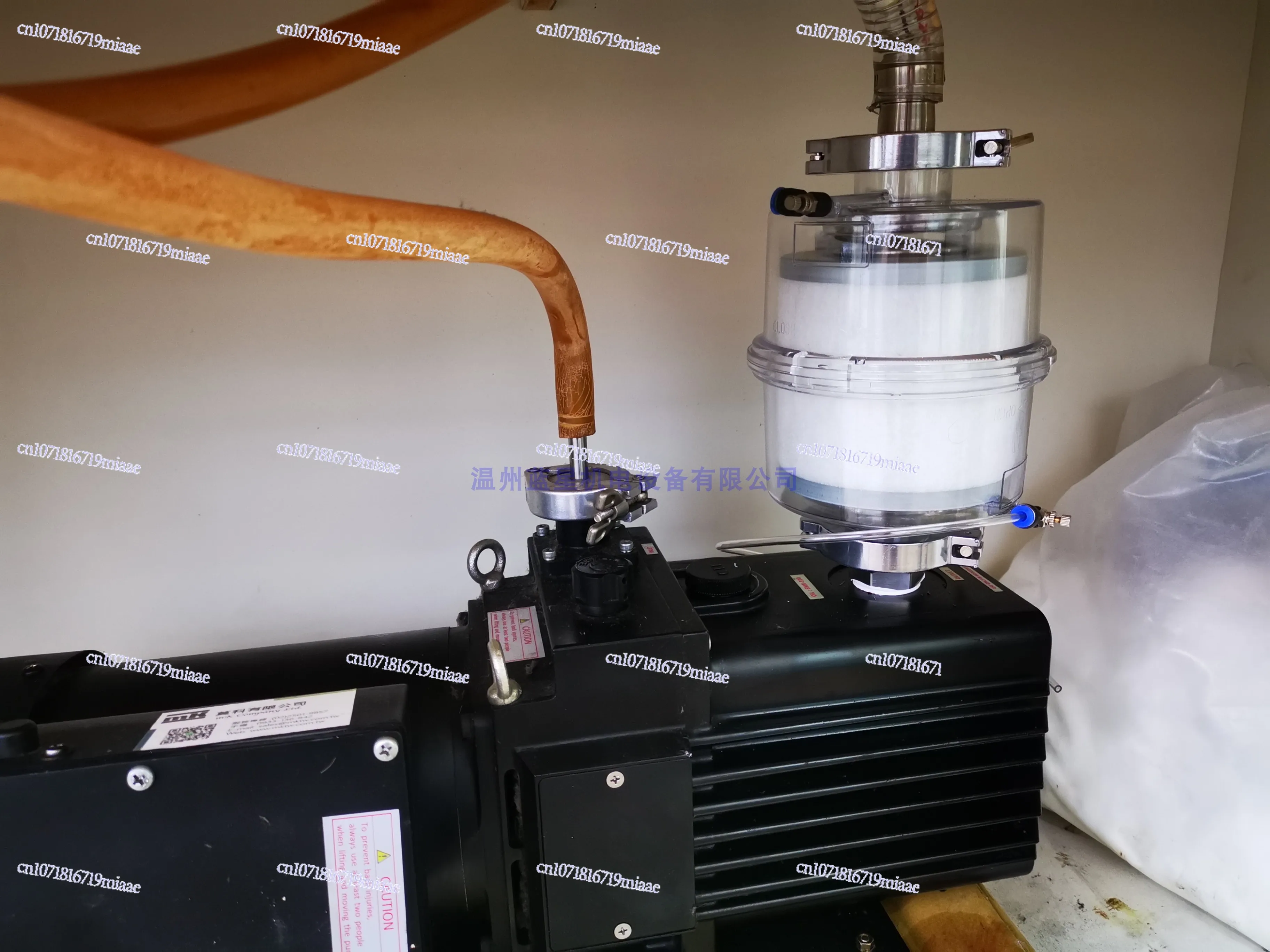 

Oil Separation Mist Removal Device for 2XZ 2X Vacuum Pump Oil Separation Exhaust Filter KF25 KF40 Interface 0.1 Micron