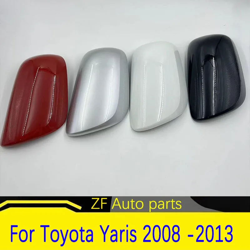 For Toyota Yaris 2008 2009 2010 2011 2012 2013  Outside Rearview Mirror Cover Wing Door Side  Shell Cap Housing