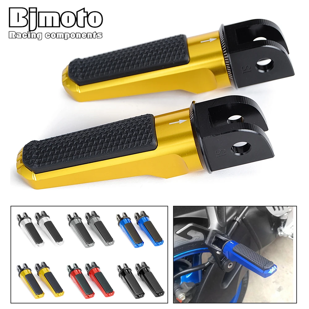 

Front Footrests Foot Pegs For SUZUKI GSX-S125 GSX-S750 GSX-S1000 GSX-S1000F GSX-R1000/R GSXS 125 750 750 1000F GSXR 1000R