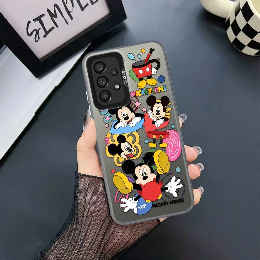 

Disney Mickey Minnie Mouse Soft Shell Phone Case For Samsung For Galaxy A15 A32 A13 A16 A34 A12 A25 A23 A22 A14 A24