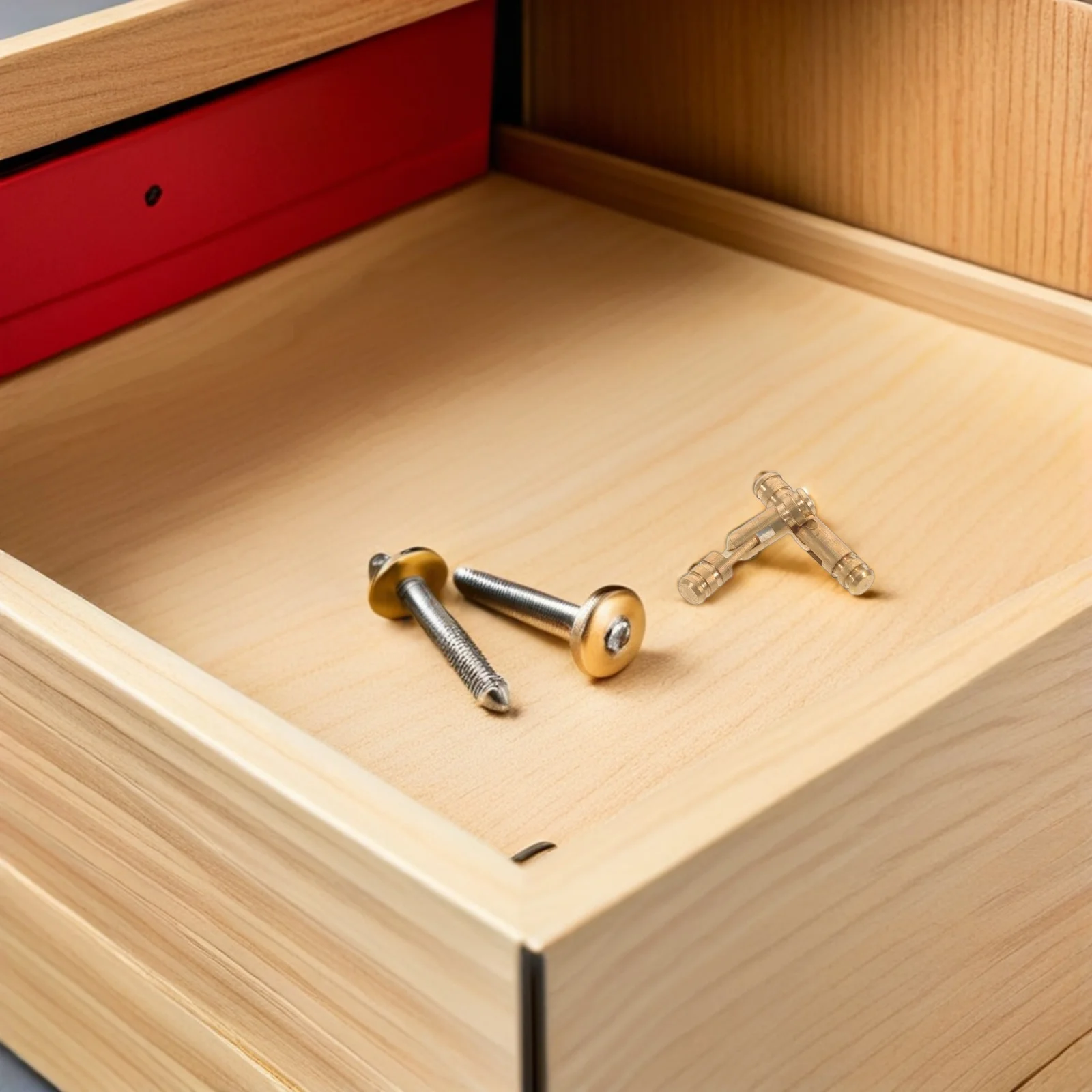 

25Pcs Jewelry Box Brass Invisible Barrel Hinges Solid Mini Concealed Small Hinges for Wooden Keepsake Box Cabinet Door Hardware
