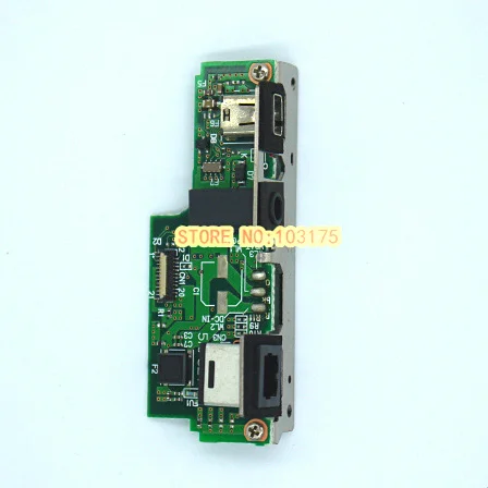 Original Interface board DC/IN HDMI AV/OUT GPS  PCB Unit for Nikon D90 SLR Camera Repair parts